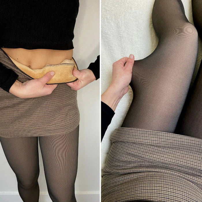 LUORA - Varma strumpbyxor med tjock foder