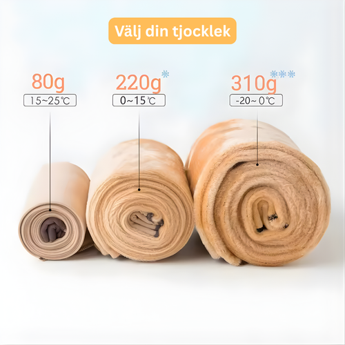 LUORA - Varma strumpbyxor med tjock foder